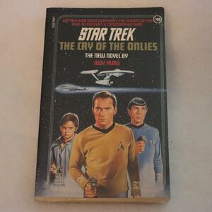 The Cry of the Onlies Novel by Judy Klass,  Star Trek Paperback book